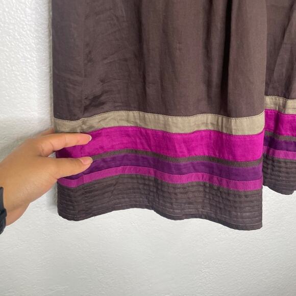 East 5th Skirt Womens Skirt Size 16 Brown Lined Knee Length Casual Wear - Picture 9 of 13